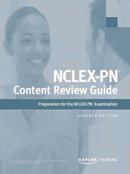 Title details for NCLEX-PN Content Review Guide by Kaplan Nursing - Available